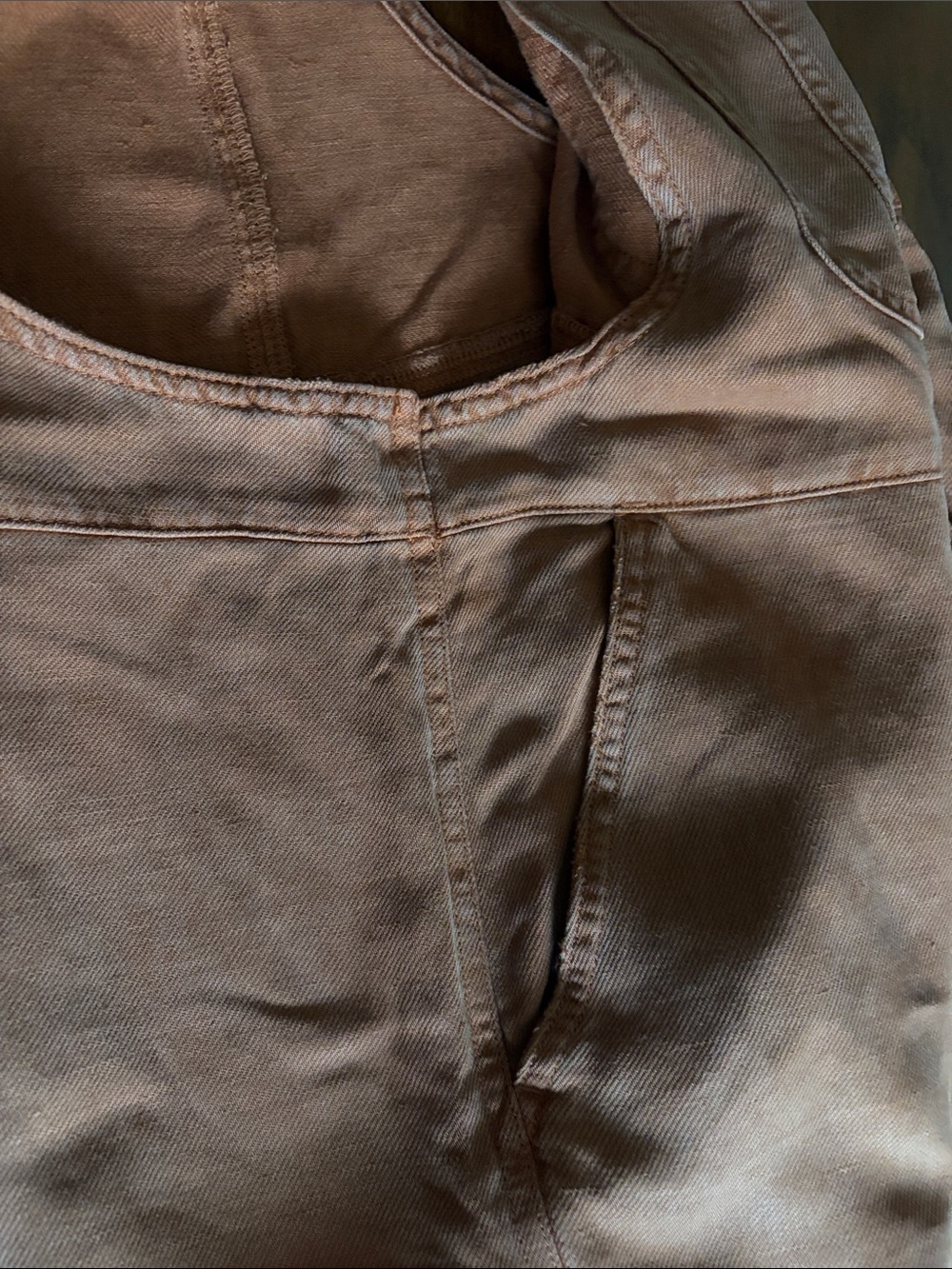 Women's Aerie Linen Lyocell Overalls - Picture 12 of 12